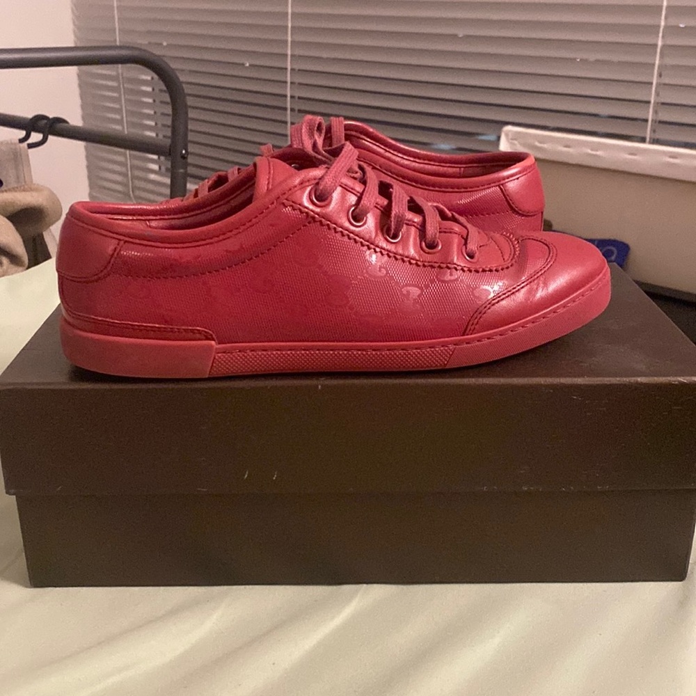 Vintage GUCCI WOMEN GG IMPRIME SNEAKERS